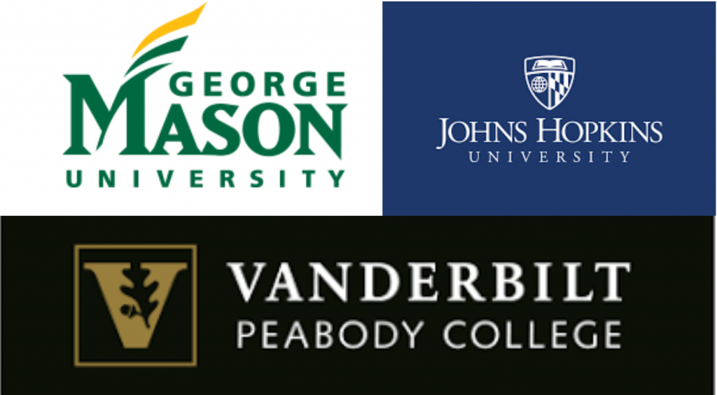 George Mason, John Hopkins and Vanderbilt