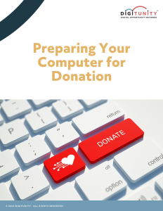 Preparing Your Computer Donation - COVER