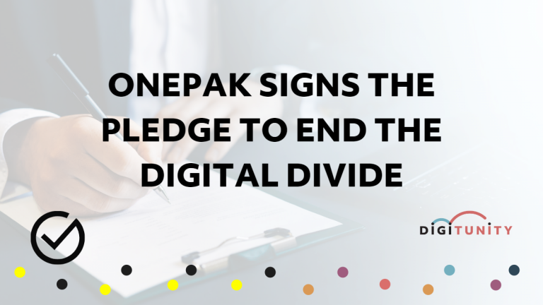OnePak Corporate Pledge - horizontal